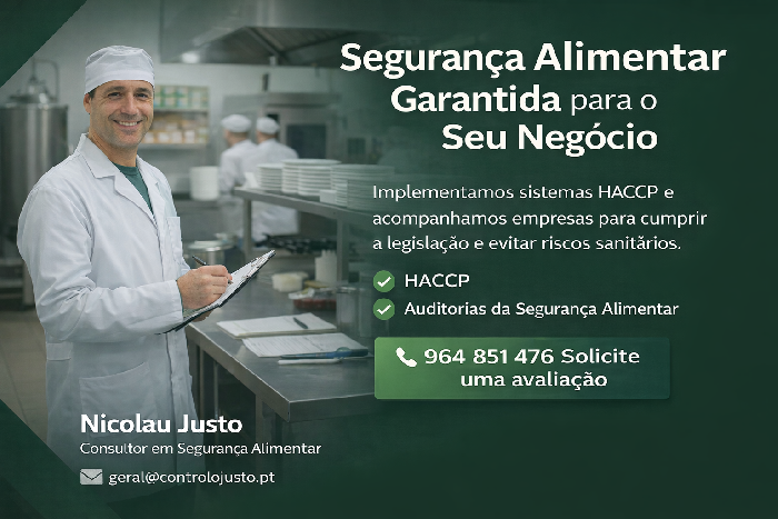 Logótipo Controlo Justo - Prevenção e Segurança Alimentar HACCP Faro - Algarve